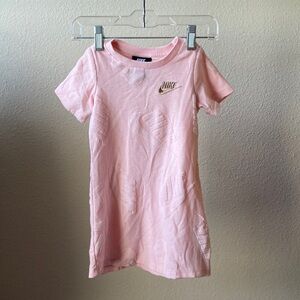 Nike Terry Cloth Logo Short Sleeve Dress
